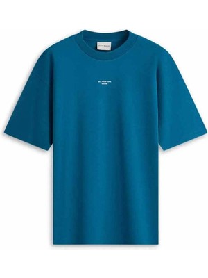 American Rag Cie Le T-Shirt Classique Nfpm - %100 Pamuklu, Slogan Baskılı ve Rahat Kesim T-Shirt