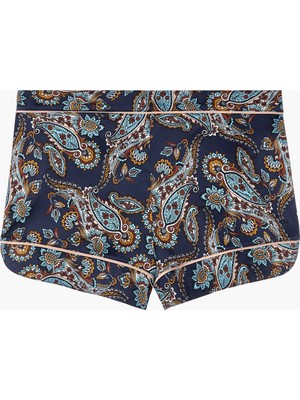 Aubade Silk By Night Shorty Kontrast Paspelli Stretch Ipek Külot