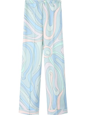 Pucci Şık Ipek Twill Pantolon