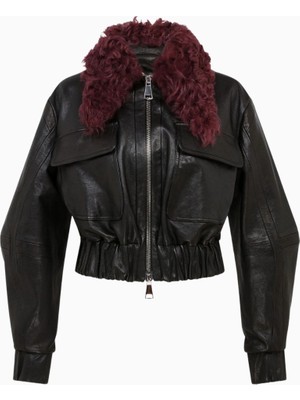 16ARLINGTON Cie Jacket Shearling Bomber Ceket