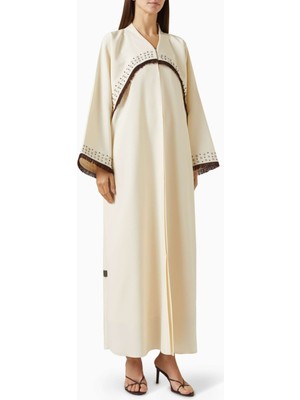Rauaa Official Modern Drape Fringe Detaylı Abaya Zarif Şıklık Için Ideal Seçim