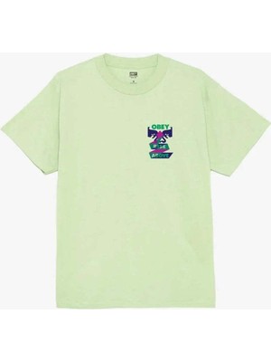 American Rag Cie Obey Rise Above Ribbon Tee - %100 Pamuklu Rahat T-Shirt