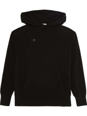 Pangaia Geri Dönüşümlü Kaşmir Kapüşonlu Sweatshirt - Siyah