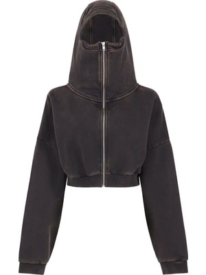 Entire Studios Kadın Kısa Fermuarlı Sweatshirt