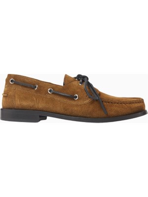 Aeydeharris Süet Loafer, Metal Detaylı Italyan El Işçiliği