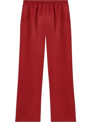 Loulou Studio Kırmızı Geniş Paça Pantolon