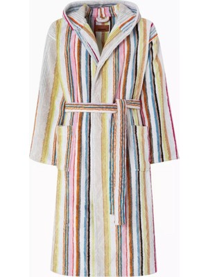 Missoni Home Moonshadow Kapüşonlu Bornoz, Pamuklu, Lüks & Rahat