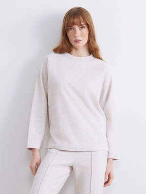 Lc Waikiki Yeni Sezon Bisiklet Yaka Kadın Sweatshirt