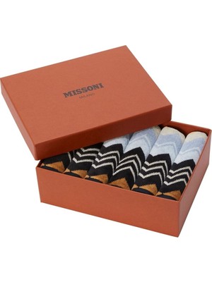 Missoni Home Giacomo Yüz Havlusu 6’lı Set, Ikonik Zikzak Desenli %100 Pamuklu Lüks Havlu Takımı