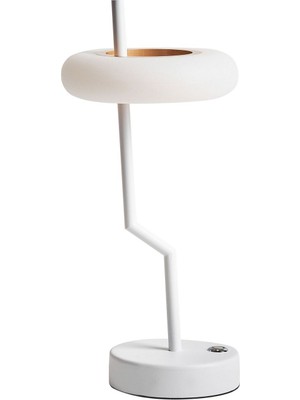 Beliani Alvıela Kablosuz LED Masa Lambası, Dokunmatik Dimmer, 3 Işık Modu, USB Type-C