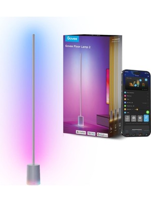 Govee LED Zemin Lambası Rgbıc 152 Cm, 1725LM, Kısılabilir, 16M Renk