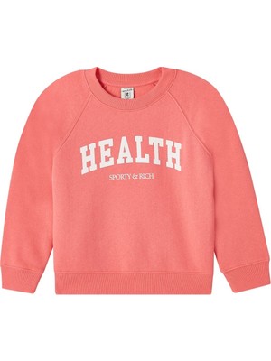 Sporty & Rich Çocuklar Için Rahat Ivy Yaka Sweatshirt