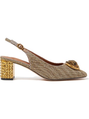 Kurt Geiger Şık Chelsea Blok Topuklu Slingback Sandalet
