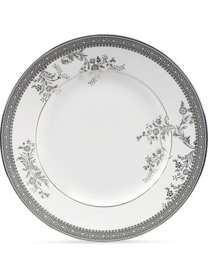 Vera Wang Dantel Platin Yan Plaka 20CM Wedgwood'un Zarif Ince Kemik Çinisi