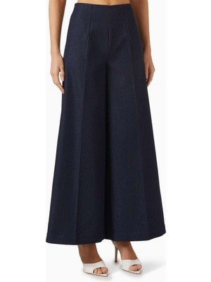 Eegen Studio Yüksek Kalite Kore Twill ile Tasarlanmış Glory Geniş Paça Pantolon