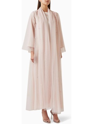 HOMA Q Konforlu Şıklığıyla Sequin Detaylı Abaya Seti Her Ortama Uygun Kullanım Için Ideal