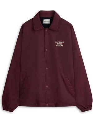American Rag Cie Su Geçirmez La Veste Polaire Slogan Yaka Fleece Ceket - Rahat ve Şık