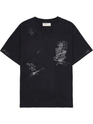 American Rag Cie Canada'da Üretilen Conflict T-Shirt - Orijinal Sanat Baskılı, Regular Fit Erkek Tişört