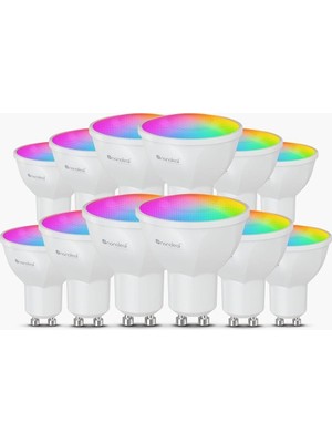 Nanoleaf Matter Essentials 12'li GU10 Rgbw LED Ampul Seti Akıllı Aydınlatma