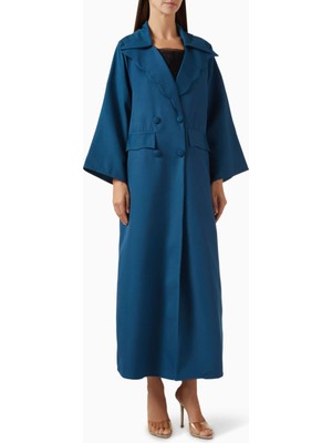 Beige Collection Şık Abiye ve Şeyla Tunik Rahat Kesim Etek Uçlu Yaka Butonlu Cepli Tasarım
