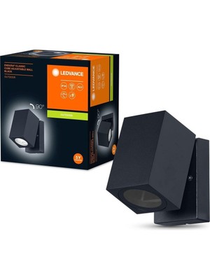 Ledvance Endura Cube Ayarlanabilir Dış Mekan Aplik, GU10 Duylu, IP44 Suya Dayanıklı