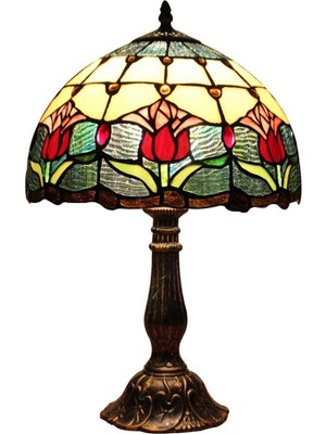 Bieye Vitray Masa Lambası, El Yapımı