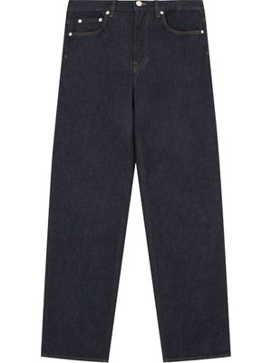 Loulou Studio Koyu Mavi Denim Pantolon