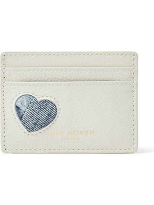 Kurt Geiger Heart Leather Card, Holder 15CM Kalp Detaylı Deri Kartlık