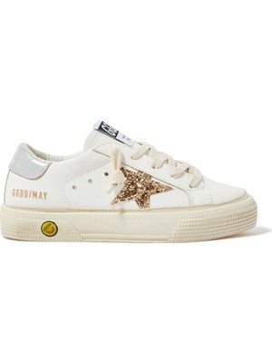 Golden Goose Çocuklar Için Vintage Deri Spor Ayakkabı
