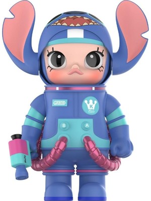 Pop Mart Mega Space Molly 400% Stitch Figür, Koleksiyonluk Aksiyon Figürü, Anime Art Toy, 1 Parça, Hediye