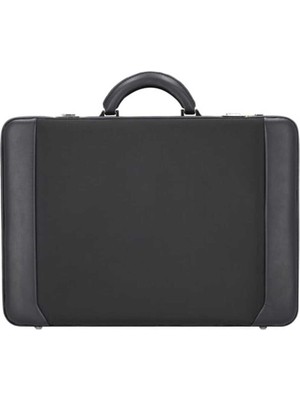Alassio Modica 45 cm Laptop Bölmeli Siyah Evrak Çantası