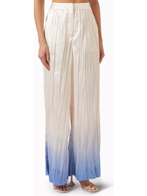 Acler Tifty Ombré Pantolon, Geniş Paça, Pearl Renk