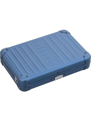 Aleon Vanity Kılıfı 25 cm Gümüş Alüminyum Omuz Çantası, Hafif, Dayanıklı, Şık Tasarım