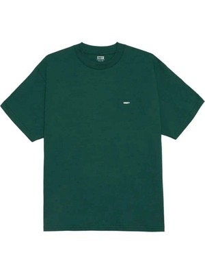 American Rag Cie Obey Cropped Icon T-Shirt - %100 Pamuk, Yeşil Renk, Erkekler Için