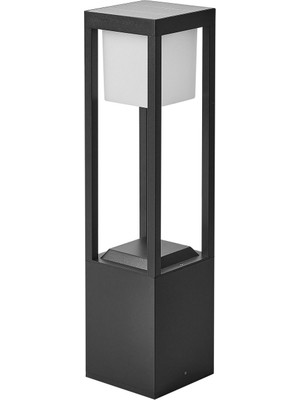 Beliani Güneş Enerjili LED Bahçe Direk Lambası, IP54 Korumalı, Modern ve Minimalist Tasarım