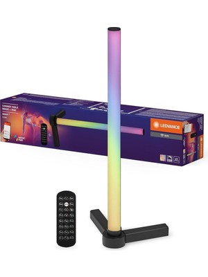 Ledvance Smart Rgb Wifi Masa Lambası Dimmable, Akıllı Kontrol, Modern Siyah Tasarım