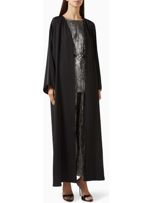 Beige Collection Modern Şıklık Için 4 Parçalı Abaya Seti ile Günlük Veya Gece Davetlerine Hazırlanın
