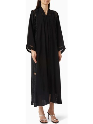 Rauaa Official Dantelli Abaya ile Şık ve Rahat Giyim Seçeneği Tamamlayıcı Sheila ile Gelen Tasarım