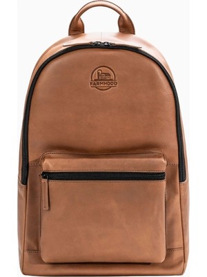Farmhood Nashville Deri Iş Sırt Çantası 44 Cm, Laptop Bölmeli ve Düzenli Unisex Tasarım