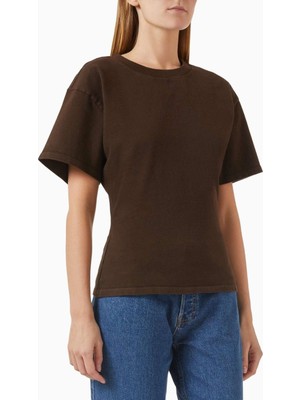 EB Denim Eero Cinched T-Shirt - Beyaz - Pamuklu Premium Kumaş ile Şık Tasarım