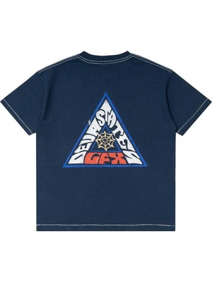 American Rag Cie Navy Renkli Erkekler Için Buzzsaw T-Shirt - Şık ve Rahat Tasarım ---