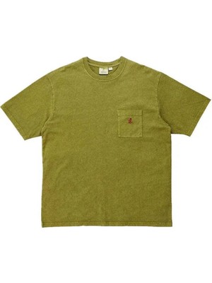 American Rag Cie Erkekler Için One Point Pigment Boya T-Shirt - %100 Pamuk, Şık ve Rahat