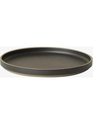 Hasami Porcelain HPB004 Tabak/kapak Siyah 220X21MM , Modüler Japon Seramiği