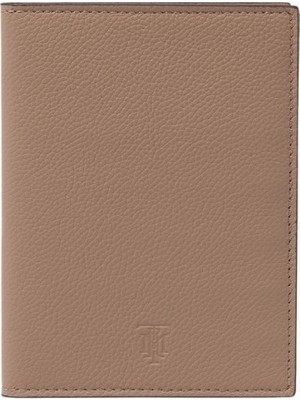 Montroi Grain Leather Passport Cover Lüks Deri Pasaport Kılıfı, Kart Gözlü