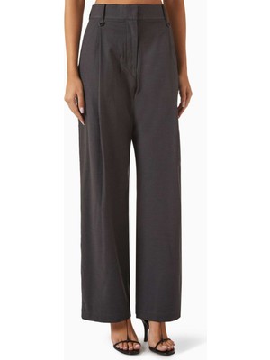 Acler Yüksek Bel Pantolon - Siyah - %73 Polyester, %21 Viskoz, %2 Lyocell, %2 Yün, %2 Elastan