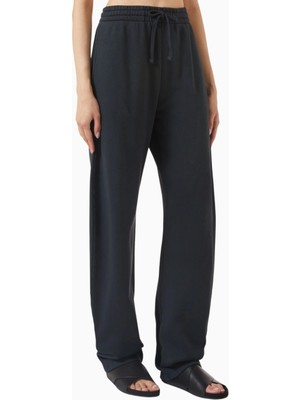 Haikure Babel Cotton Sweatpants, Siyah-Rahat Modern Kadın Eşofman Altı