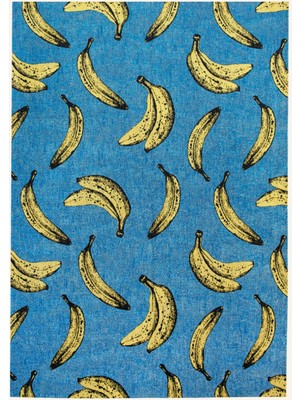 Louis De Poortere Pop Banana Halı Kaymaz Taban Pet Malzeme Pop Art Tasarım Zemin Uyumlu 240X340