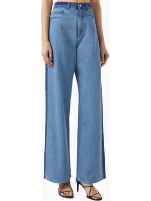 Bouguessa Type 02B Jeans, Geniş Paça, Geri Dönüştürülmüş Denimden Lüks Kot Pantolon