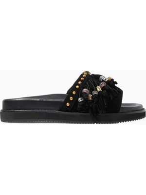 Kurt Geiger Kensington Fringe Sandals Süet Sandalet