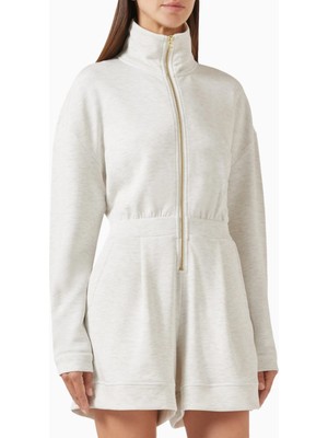 Varley Annika Doublesoft® Playsuit, Rahat ve Şık Beyaz Tulum